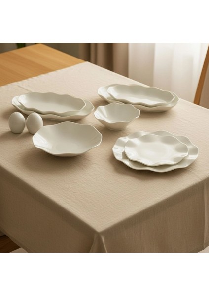 Nesrin 52 Parça Sade Yemek Takımı