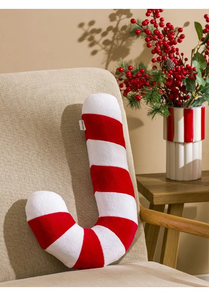 Yılbaşı Ağacı Süsü Yılbaşı Pelüş Şekerli Renkli Noel Hadiyesi 40 cm