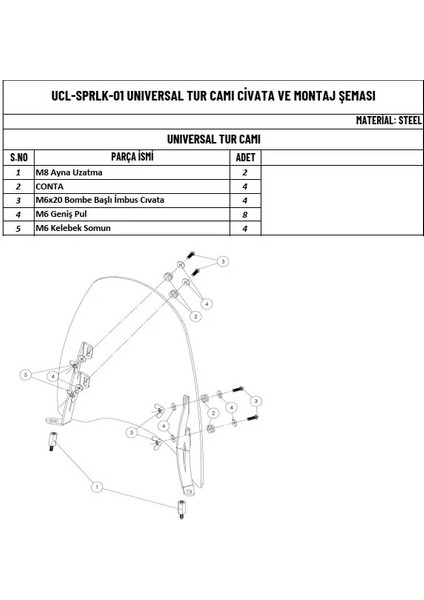 Unıversal Füme Tur Camı fiyatları