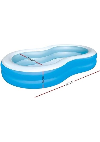 Jumbo Oval Renkli Havuz, Şişme Çocuk HAVUZU-54117 fiyatları