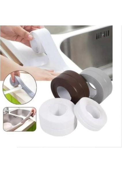 Su Sızdırmaz Geçirmez Bant Lavabo Küvet Kenar Bandı Küvet Duş 3,2 M x 38