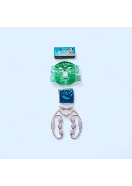 Yüz Maskesi Cilt Bakım Seti – Maske, Buz Küresi, Termo Jel ve Selülit Masaj Aleti