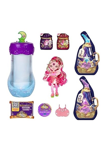 Mixies Pixlings Shimmerverse Serisi, Faye Peri Pixling'i Sihirli Bir Şekilde Ortaya Çıkarmak Için Sihirli Iksir Yaratın ve Karıştırın, Bu Güzel 16,5 cm Pırıltılı Pixling Moda Bebek Iksir fiyatları