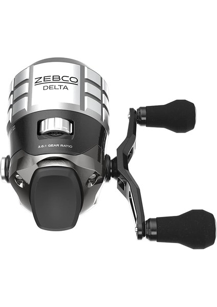 Delta Spincast Balıkçılık Makarası, Anında Geri Dönme Önleyici Debriyaj, Tüm Metal Dişliler, Değiştirilebilir Sağ Veya Soldan Alma
