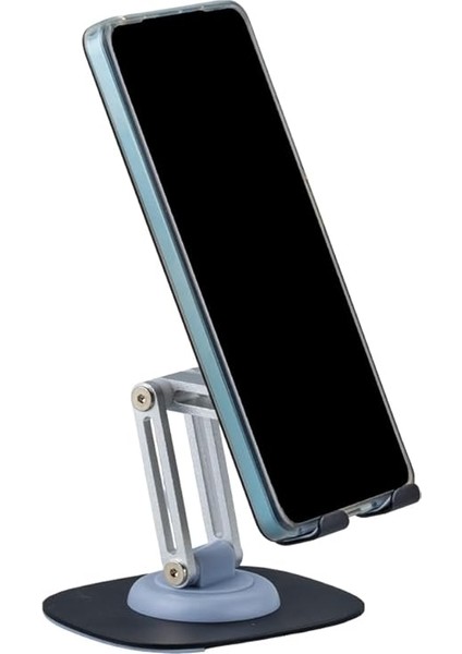 360 Derece Döner Telefon ve Tablet Tutucu Alüminyum Stand, Ayarlanabilir Yükseklik, Ayarlanabilir Pozisyon, Dayanıklı ve Hafif modelleri