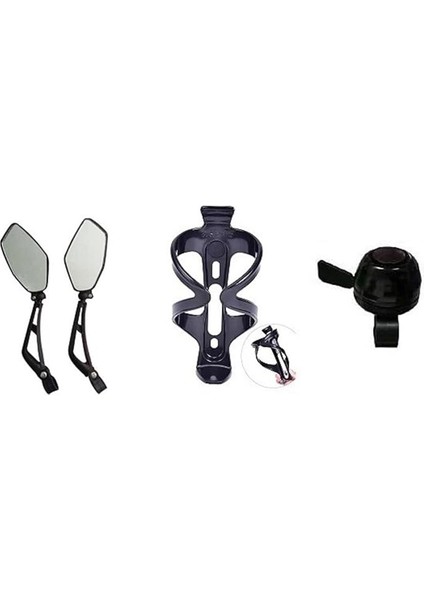 3 Lü Aksesuar Seti (Zil,suluk Kafesi,ayna)