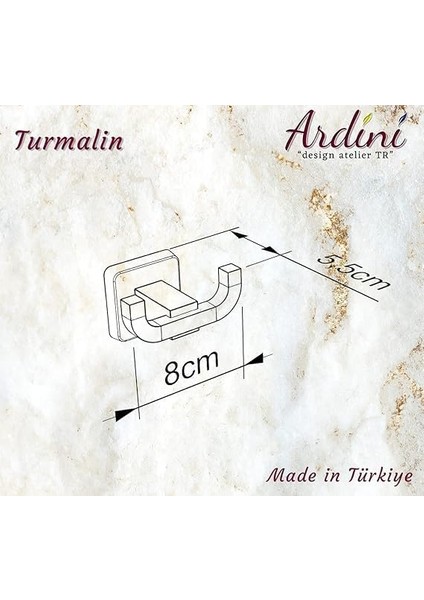 Turmalin Ikili Metal Askılık Banyo Tuvalet Mutfak Bornozluk Havluluk Mat Siyah Ömür Boyu Paslanmaz modelleri