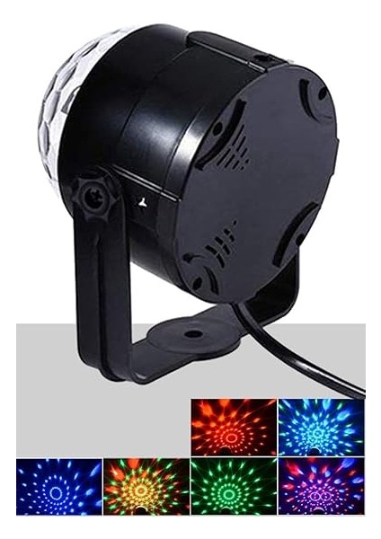 Qx-61 Rgbw DMX512 Sahne Küre LED Işık Sistemi 6X1W Disko Işığı modelleri