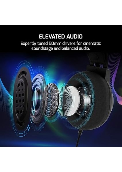 Voldon Siyah 7.1 Surround Rainbow Gaming Kulaklık indirimleri