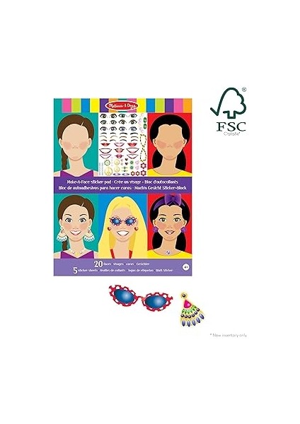 & Doug - Çıkartma Kitabı, Yüzler (14195) modelleri