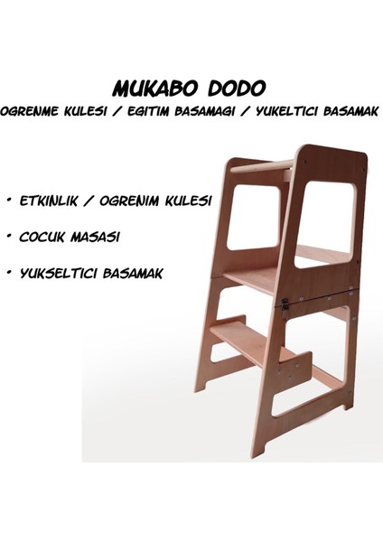 Dodo 2in1 Eğitim Merdiveni Öğrenme Kulesi Etkinlik Masası fırsatları
