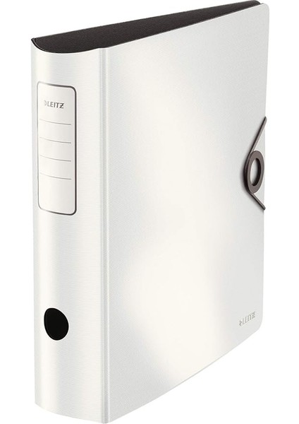 180° Active Solid Geniş Klasör, Beyaz, A4, 82 mm Genişliğinde Yuvarlak Sırt, Elastik Bantlı, Hafif Polyfoam Malzeme, 10471001