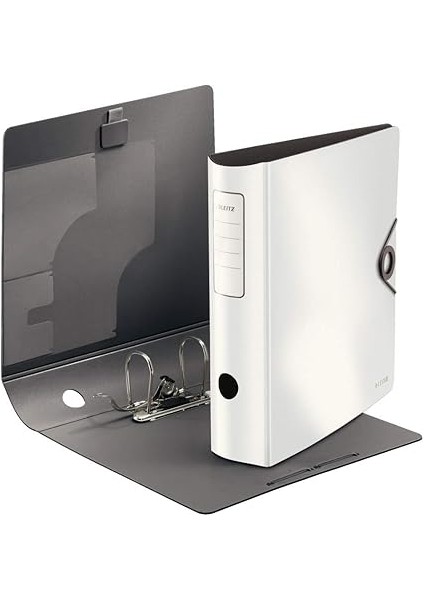 180° Active Solid Geniş Klasör, Beyaz, A4, 82 mm Genişliğinde Yuvarlak Sırt, Elastik Bantlı, Hafif Polyfoam Malzeme, 10471001 fiyatları