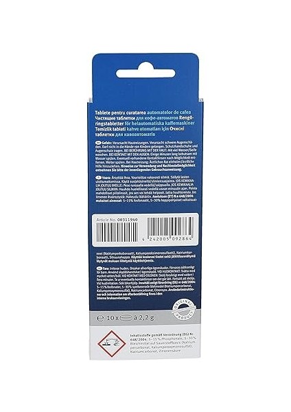 3 x 10 Orijinal Reinigungstabletten Siemens Neff Gaggenau indirimleri