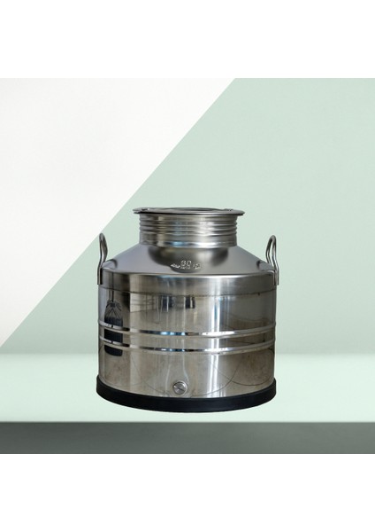 30 Lt Krom Süt ve Zeytinyağı Kabı Otank Endüstri