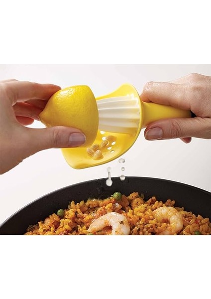 Joseph - Sıçrama Korumalı ve Çekirdek Tutuculu Limon Sıkacağı - Sarı/beyaz fiyatları
