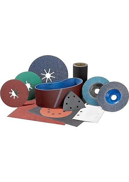 Professional Schleifteller (Ø 125 Mm, Mittelhart, Zubehör Exzenterschleifer), Schwarz, Weiß indirimleri