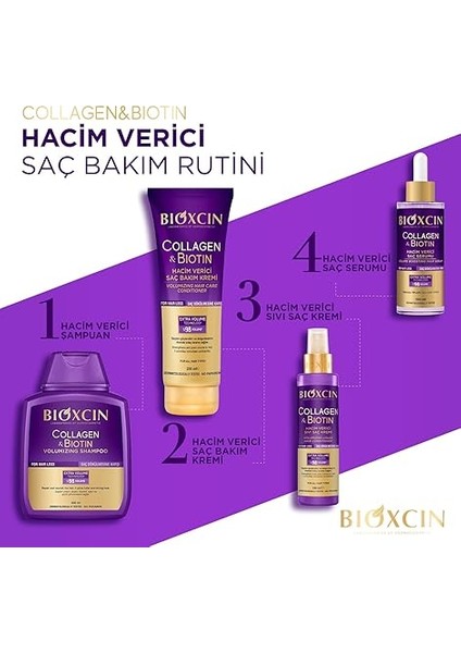Collagen & Biotin Hacim Veren Saç Bakım Kremi 250 ml – Ince Telli ve Hacimsiz Saçlar Için Dolgunlaştırıcı ve Nemlendirici Bakım modelleri