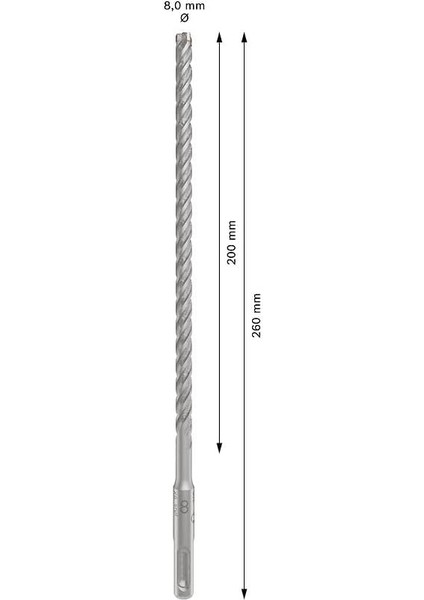 1x Pro Sds Plus-5x Kırıcı Delici Delme Ucu (Donatılı Beton, Beton, Ø 8,00 Mm, Professional Aksesuar Kırıcı Delici) modelleri