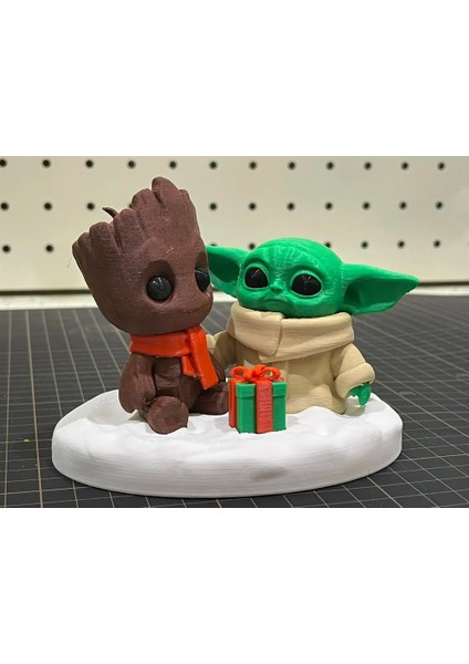 CRAFTSY3D Bebek Groot En Iyi Arkadaş Tatili Heykeli – 3D Baskı Dekoratif Masaüstü Figür fırsatları