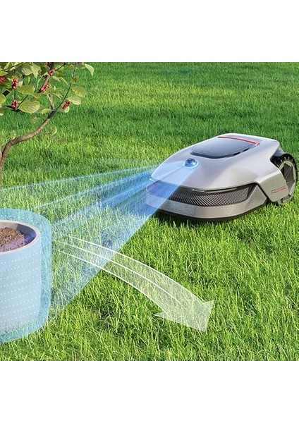 A1 Akıllı Robotik Çim Biçme Makinesi Gri fırsatları