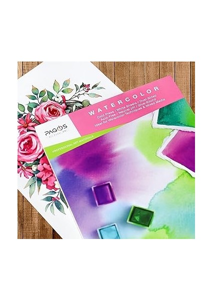 Suluboya Defteri 300 gr 30 Yaprak Orta Doku Cold Pressed 22,9 cm x 30,5 cm fırsatları