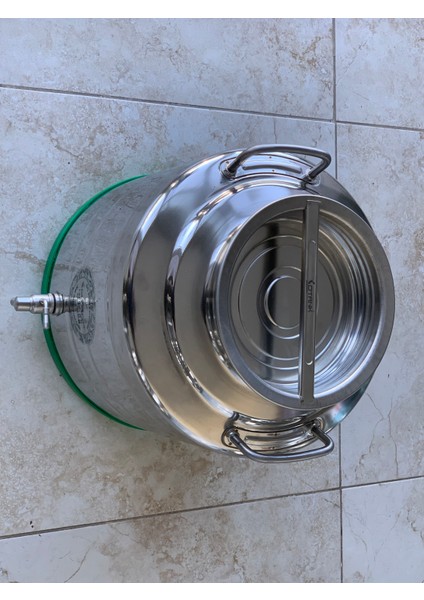 30 Lt Krom Süt ve Zeytinyağı Kabı Otank Endüstri fırsatları