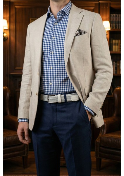 Hakiki Deri Erkek Örgü Esnek Kemer – 3,5cm fırsatları