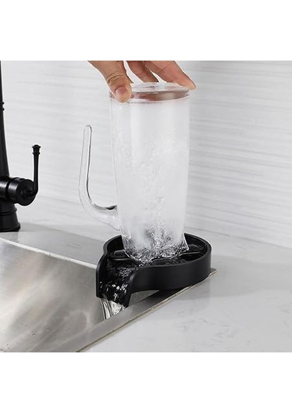 Yüksek Basınçlı Otomatik Bardak Yıkama Aparatı Mutfak Lavaboları Için Hızlı Kupa Durulayıcı fiyatları