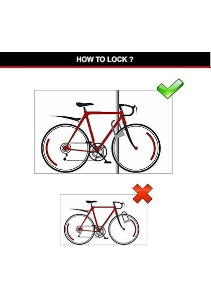 Lock U-Lock [tuş Kilidi] [braketli] 8170EURDPRO - Bisikletler Için Ideal indirimleri