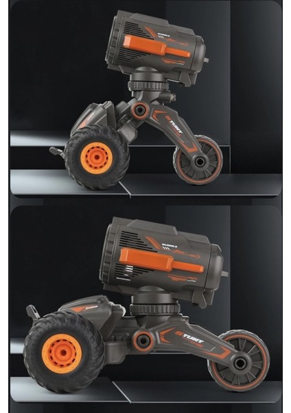 Oyuncak Uzaktan Kumandalı Full Fonksiyon Şarjlı Işıklı Çift Modlu Köpük Atan Tabanca ve Araba 27CM modelleri