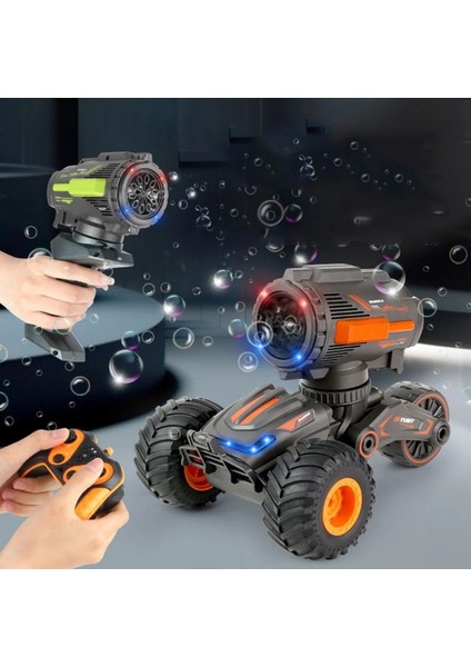 Oyuncak Uzaktan Kumandalı Full Fonksiyon Şarjlı Işıklı Çift Modlu Köpük Atan Tabanca ve Araba 27CM indirimleri