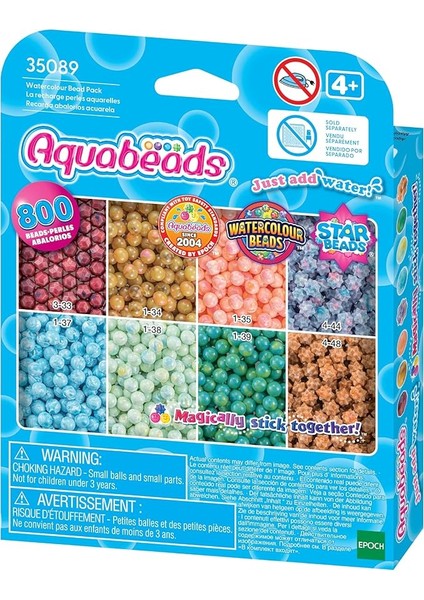 Suluboya Renkleri Boncuk Pakedi, Aquabeads