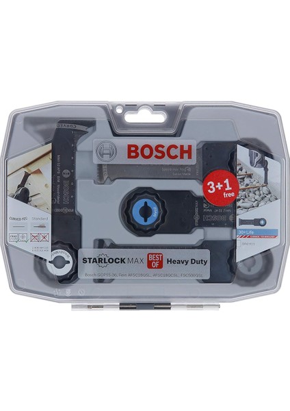 Professional Accessories Professional 4 Parçalı Daldırma Testere Bıçağı Starlock Best Of Heavy Duty Set (Ahşap ve Sertleştirilmemiş Metal, Çok Amaçlı Alet Için) fiyatları