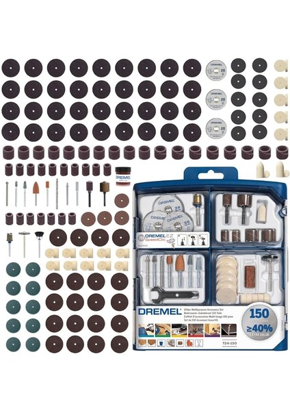 724 Ez Speedclic Çok Amaçlı Aksesuar Seti, 150'LI