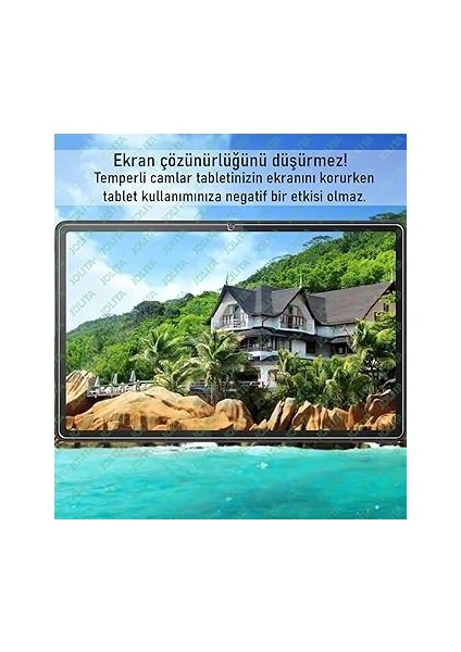 Lenovo Tab TB311FU 10.1 Inç Uyumlu Temperli Ekran Koruyucu Kırılmaz Cam 2025 10.1" Wuxga ZAEH0039TR TB311XU modelleri