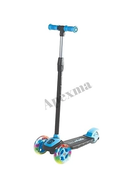 Tekerlekli LED Işıklı Yükseklik Ayarlı Çocuk Scooter - Çocuklar Için Işıklı Tekerlekli Scooter fırsatları