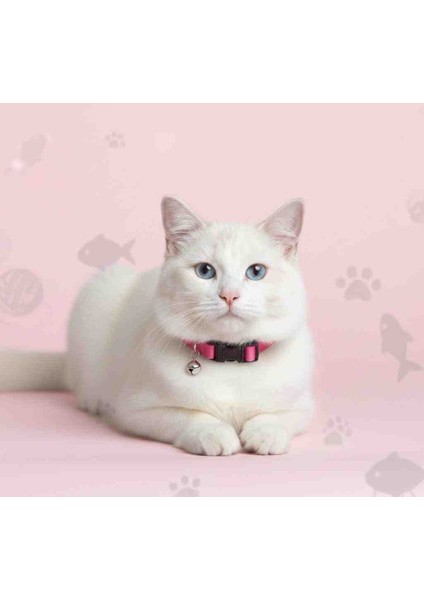 Kedi Tasması Zilli ve Lastikli