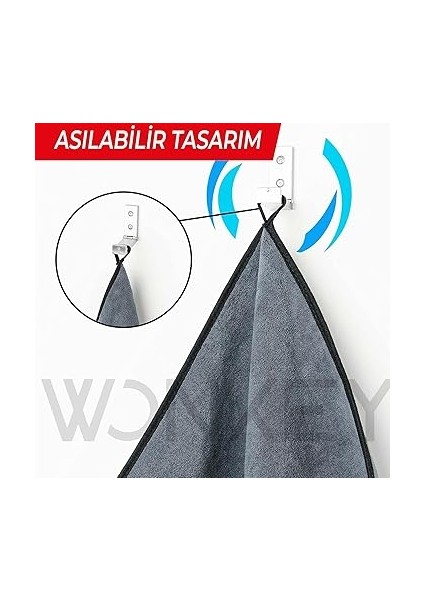 Sporcu Fitness Antreman Havlusu 30X100 Cm, Ultra Hafif ve Hızlı Kuruyan Mikrofiber Spor Havlu, Gym Boks Pilates Tenis Havlusu (3 Adet 30X100, Gri) modelleri