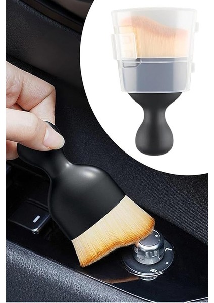 Concept Oto Detaylı Temizlik, Araba Yıkama Araç Içi Temizlik Fırçası, Iç, Dış, Gösterge Paneli, Ac, Klima Havalandırma, Deri Yüzey ve Kumaş Koltukları Için Premium Yumuşak Kıllı Detaylı Oto Temizlik Fırçası