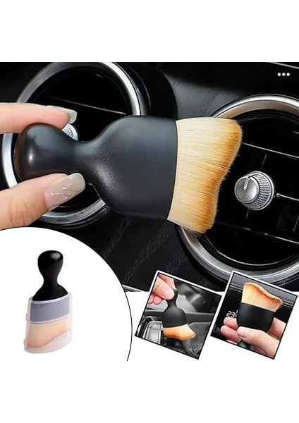 Concept Oto Detaylı Temizlik, Araba Yıkama Araç Içi Temizlik Fırçası, Iç, Dış, Gösterge Paneli, Ac, Klima Havalandırma, Deri Yüzey ve Kumaş Koltukları Için Premium Yumuşak Kıllı Detaylı Oto Temizlik Fırçası fiyatları