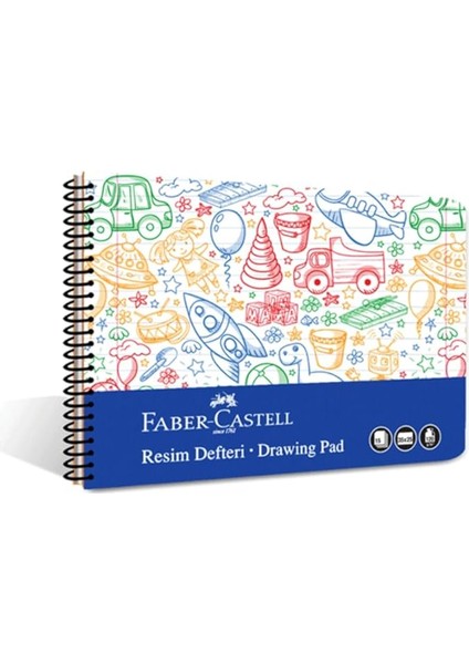 Resim Defteri, 25X35 Cm, 30 Yaprak, Pp Kapak, Spiral Cilt, 120G Kağıt, Kolay Koparılabilir Sayfalar, Boyama Teknikleri Sayfası Içerir