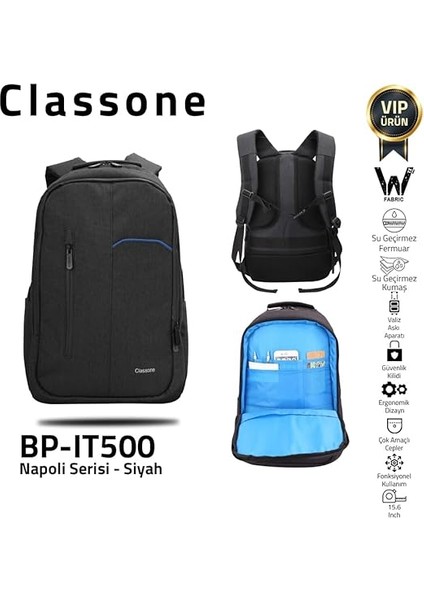 BP-IT500 Napoli Serisi Sırt Çantası, 15.6" fiyatları