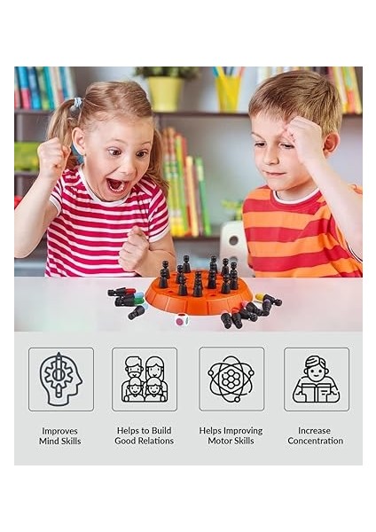 Think Master Memory Chess Zeka Oyunu - Renklerle Hafıza ve Zihin Geliştirme Satrancı, Çocuklar Için Zeka Oyunları… modelleri