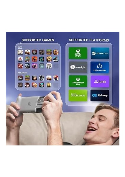 ve iPhone 15 Serisi Için Gamesir G8 Galileo Mobil Oyun Denetleyicisi (Usb-C) - Hall Effect Joystick'leri ve Tetikleyiciler, 3.5 mm Ses Jakı - Xbox, Playstation ve Diablo Immortal Oyna indirimleri