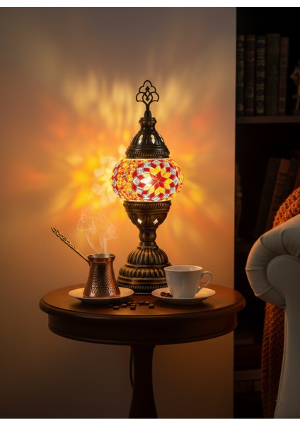 Masaüstü Otantik Osmanlı Mozaik Lamba