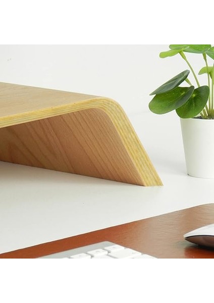 Wood Dayanıklı Ağaç Monitör Ayağı ve Yükseltici Bilgisayar Standı 54X9OF17 indirimleri