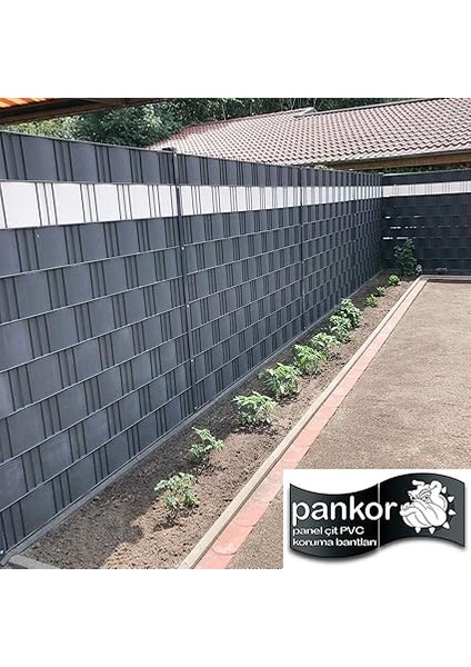 Panel Çit Pvc Koruma Bantları Antrasit 50 Metre - (14CM, Antrasit) fırsatları