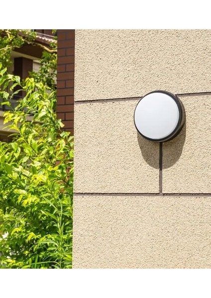 Artos Siyah LED Nem Su Geçirmez Banyo Bahçe Balkon Modern Tavan Duvar Lambası Beyaz Işık 6500K IP65 Dış Mekan Kullanıma Uygun modelleri