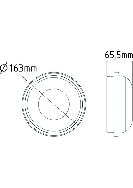 Artos Siyah LED Nem Su Geçirmez Banyo Bahçe Balkon Modern Tavan Duvar Lambası Beyaz Işık 6500K IP65 Dış Mekan Kullanıma Uygun fırsatları